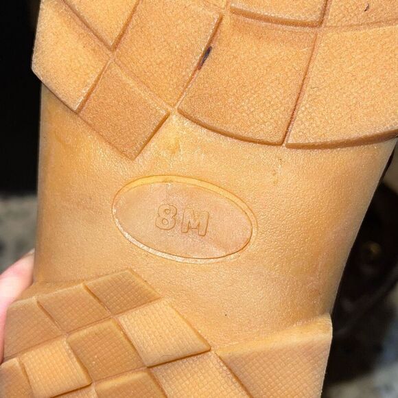 Celebrity Pink Elena Brown Faux Fur Winter Tribal Boots 8M NWB - Picture 5 of 6